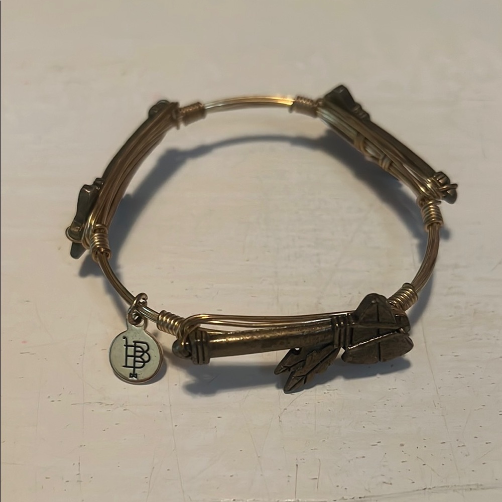 Vintage Bourbon and Boweties Tomahawk Bangle Bracelet.